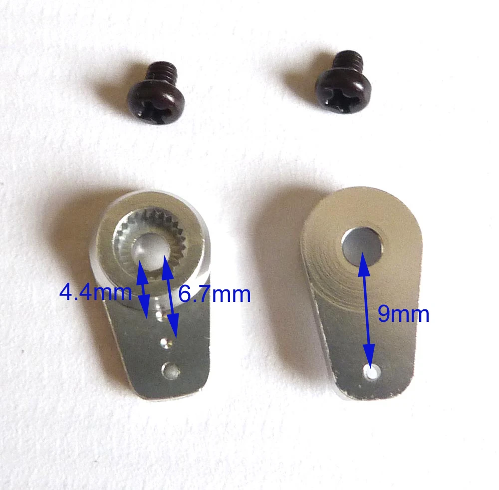 MKS Short Metal Servo Output Arms (2) 5 MKS Short Metal Servo Output Arms (2) - Image 3
