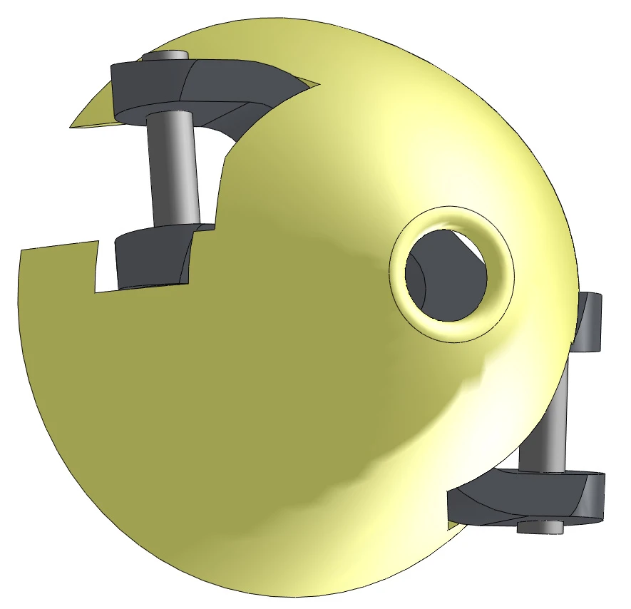 Yellow Cone For 38mm Spinner 4 Yellow Cone For 38mm Spinner - Image 2